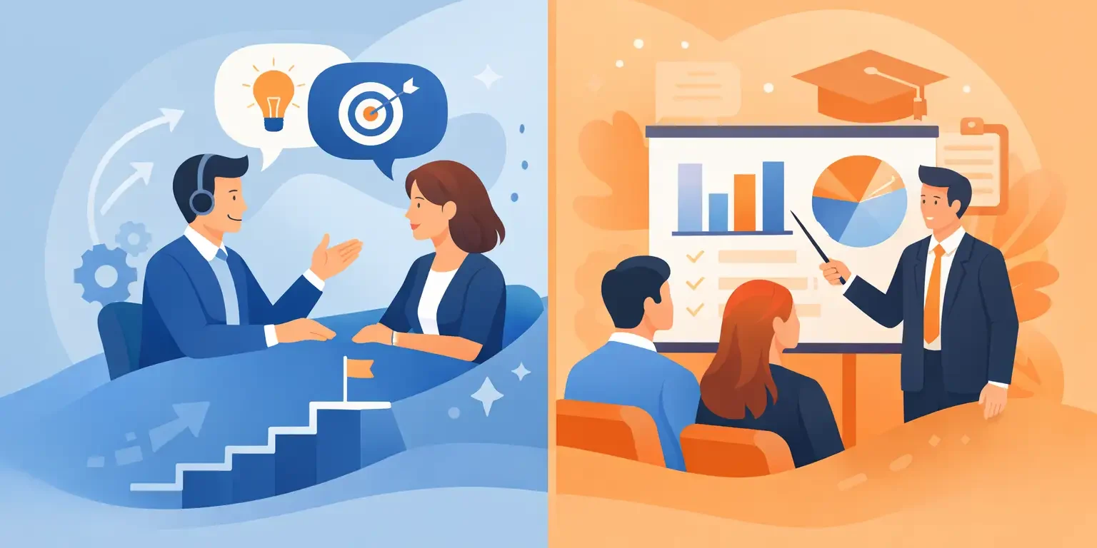 Sales Coaching vs Sales Training Explained